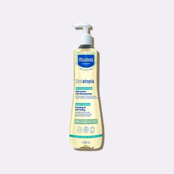 Peau à tendance atopique Huile lavante Stelatopia au Tournesol BIO - 500ml