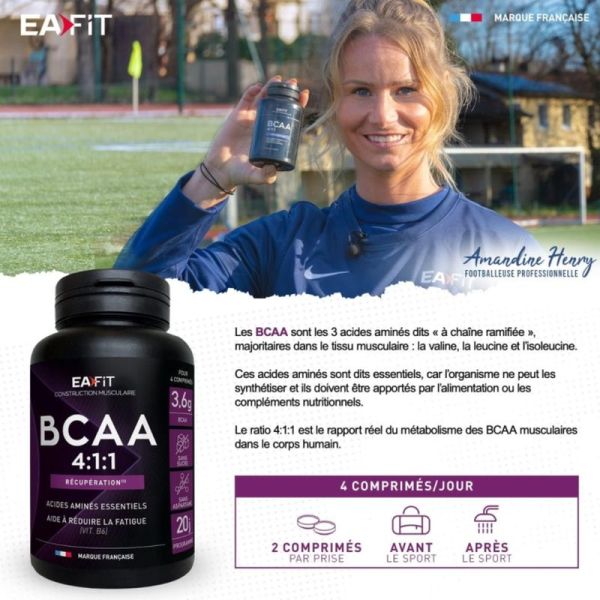 BCAA 4.1.1 - 80 comprimés