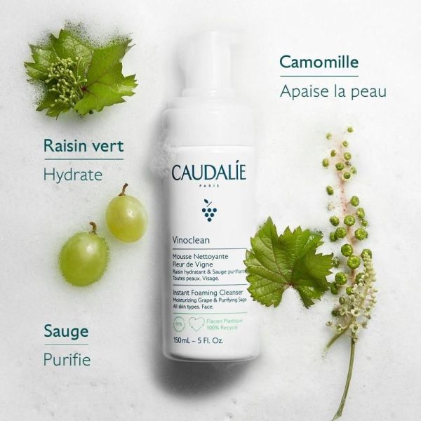 Vinoclean Mousse Nettoyante Fleur de Vigne - 50ml