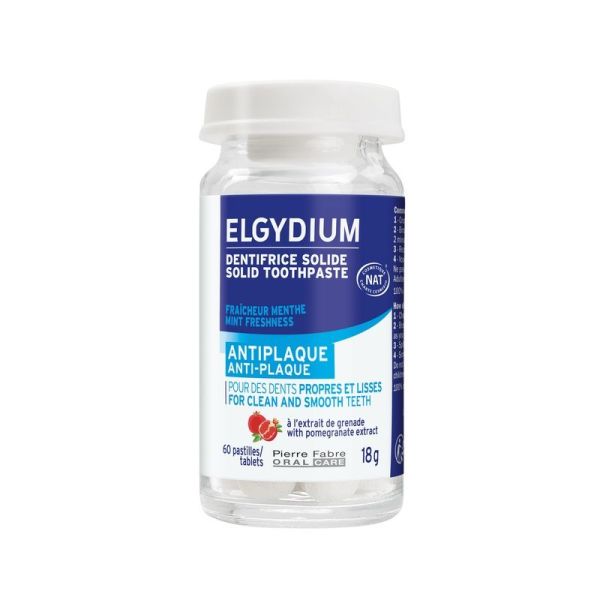 Dentifrice solide ANTIPLAQUE - 60 pastilles