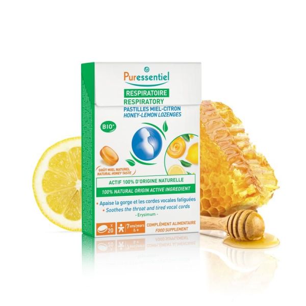 Respiratoire / Resp OK® Pastilles Respiratoire Miel-Citron - 20 pastilles
