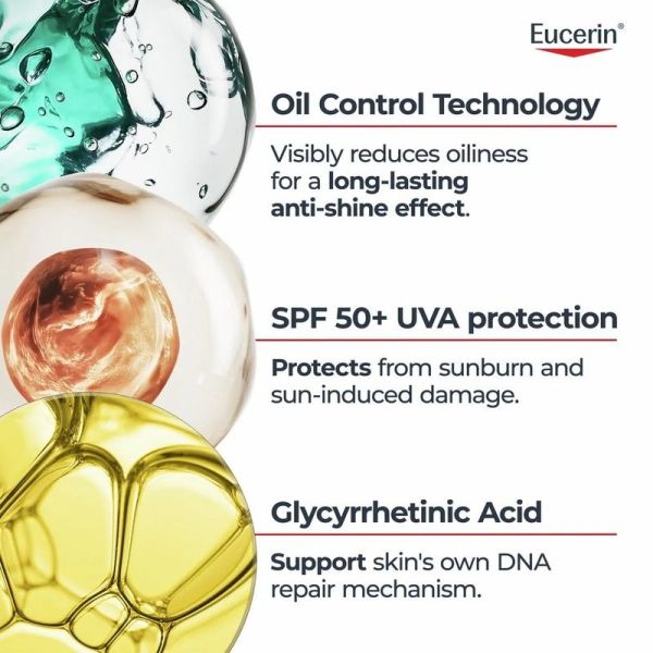 SUN OIL CONTROL GEL-CREME TOUCHER SEC SPF 50+ - 200 ml