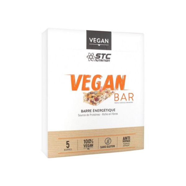 STC Nutrition Vegan Bar - 5 Barres Energétiques