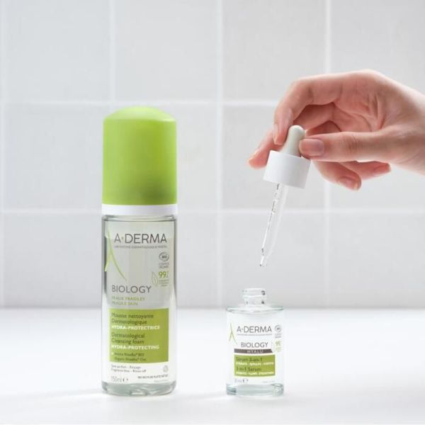 BIOLOGY Mousse nettoyante dermatologique hydra-protectrice - 150ml