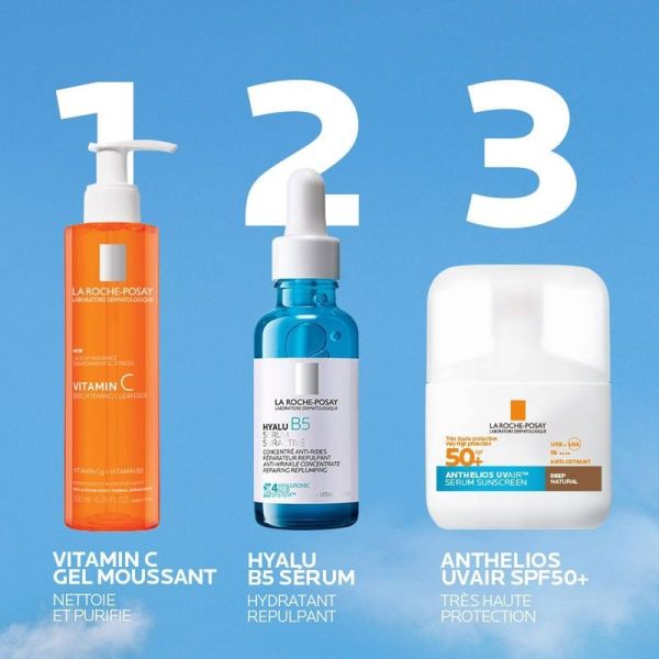 ANTHELIOS UVAIR - SPF50+ Sérum Solaire Visage - Teinte Foncée