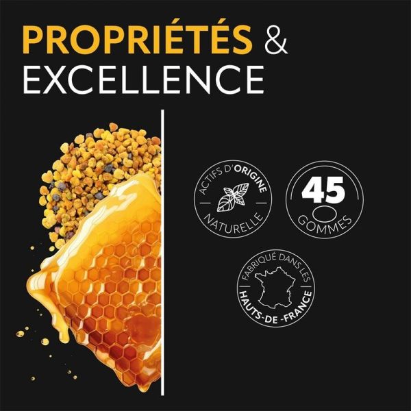Miel et Propolis Gommes - 45 gommes