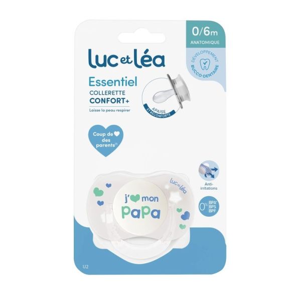 Essentiel sucette collerette confort+ - 0 à 6 mois