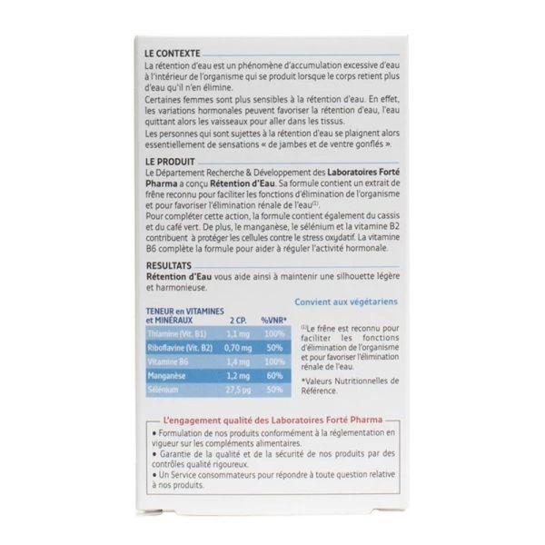 Rétention d'eau - 56 comprimés