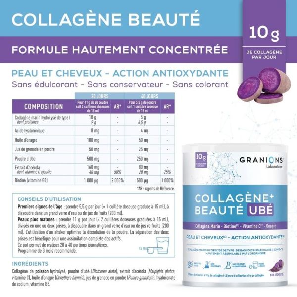 Collagène + beauté UBÉ - 216 g