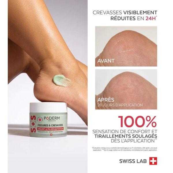 Onguent ultra-réparateur 24h - Fissures & Crevasses - 25 g
