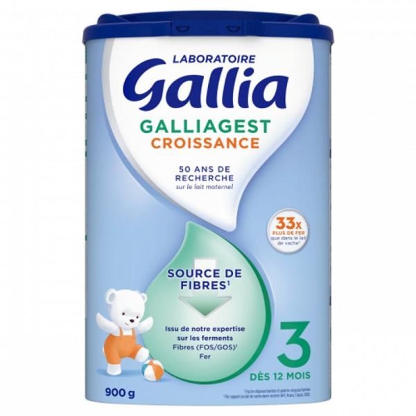Tous les Laits infantiles Laboratoire Gallia Galliagest Croissance - 900g