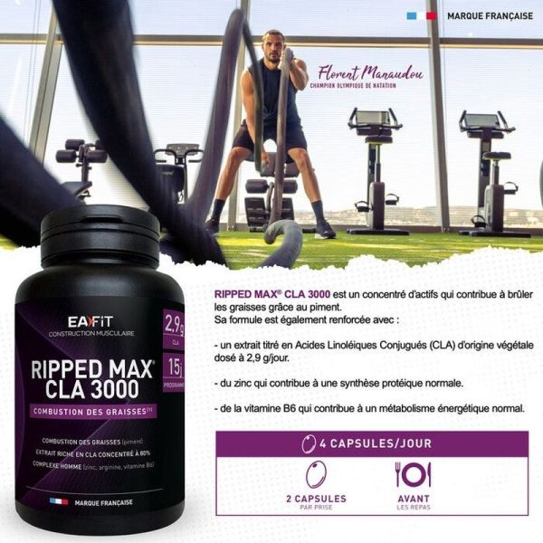 Ripped Max CLA 3000 - 60 capsules