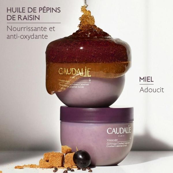 Vinosculpt Gommage Crushed Cabernet au Miel & Huile de pépins de raisin