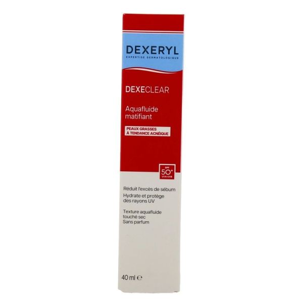 Aquafluide Matifiant SPF50+ Dexeclear - 40 ml