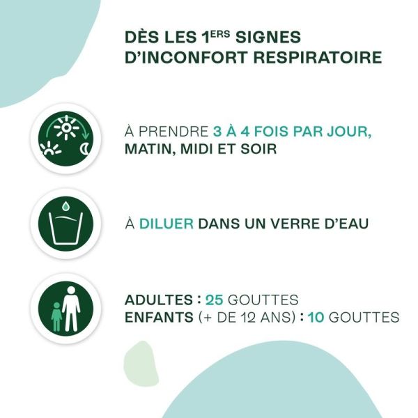 Immunité & ORL Gouttes respiratoires - 45 ml