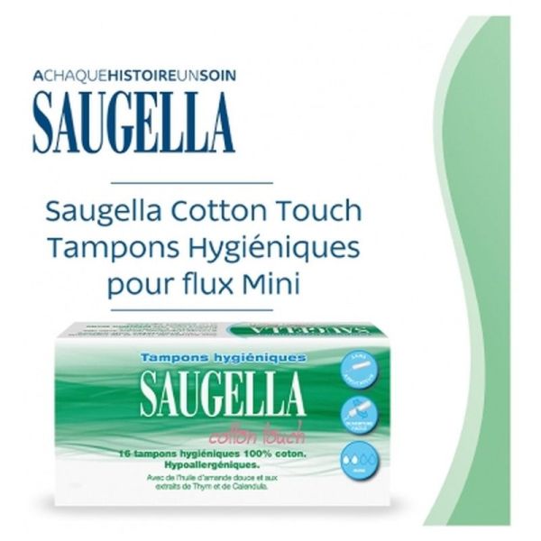 Cotton Touch Tampons Mini - 16 unités