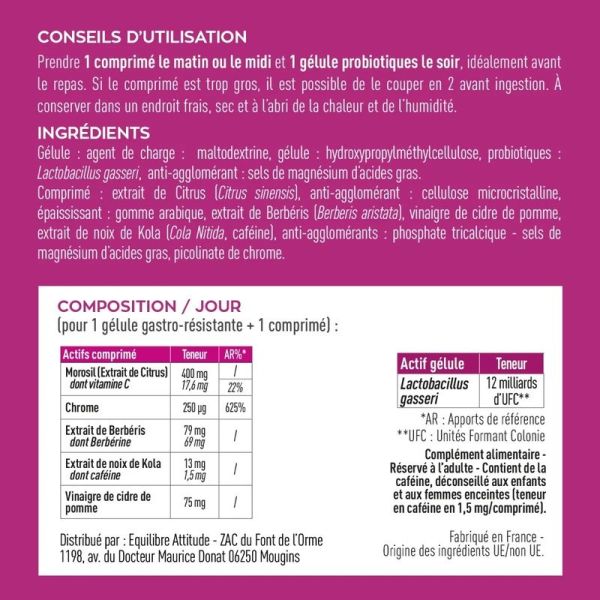Complexe Microbiote Minceur LGasseri Berberine Morosil