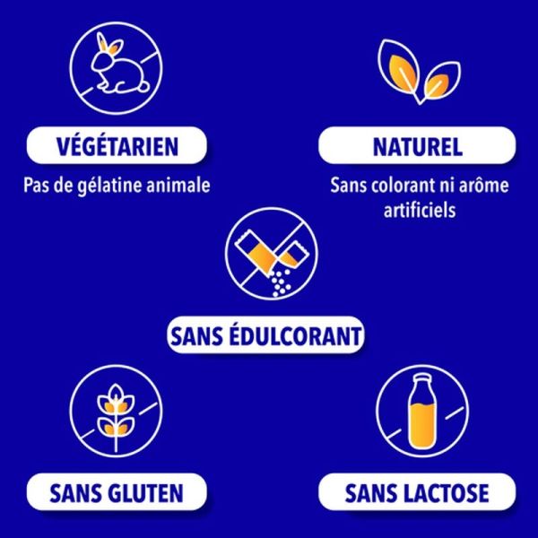 Énergie et équilibre intestinal - 60 gommes