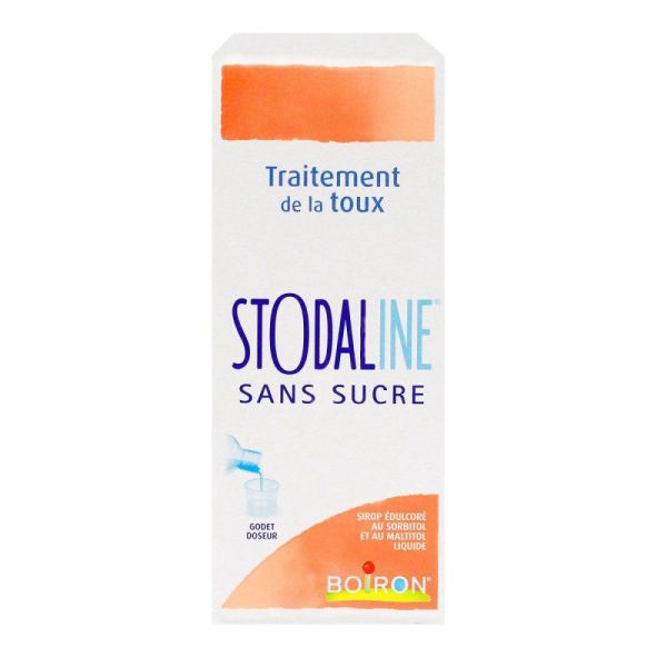 STODALINE SANS SUCRE, sirop édulcoré au sorbitol et au maltitol liquide - 200ml