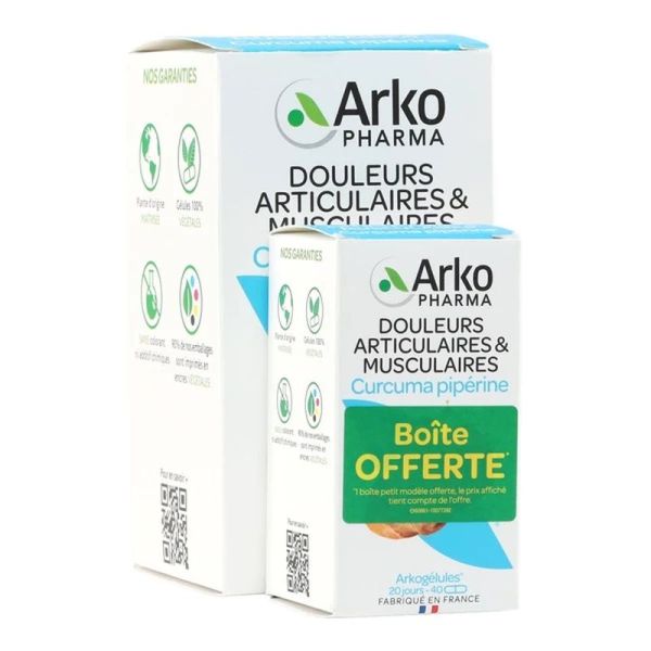 Arkogélules Curcuma Pipérine - 130 gélules + 40 gélules offertes