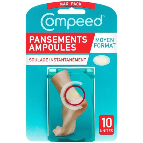 Pansements ampoules moyen format - 10 unités