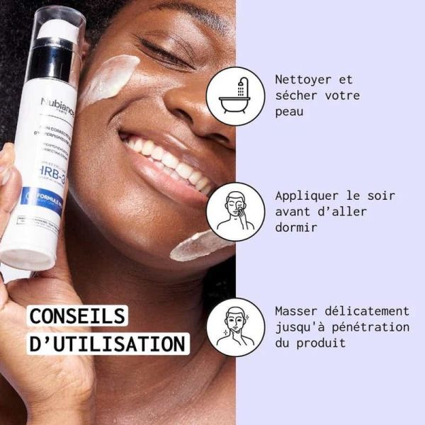 HRB-3 Soin Correcteur d'Hyperpigmentation Nuit - 50ml