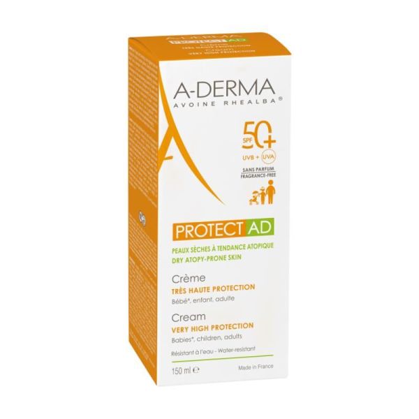 A-DERMA PROTECT AD Crème solaire AD SPF50+ - 150ml
