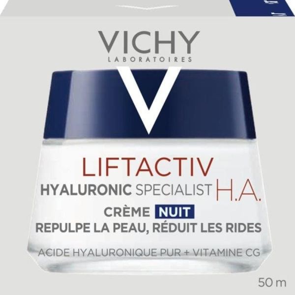 LIFTACTIV crème de nuit H.A. anti-rides raffermissante - 50ml