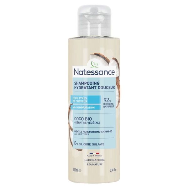 Shampoing Hydratant Douceur Coco Bio et Kératine Végétale - 100ml