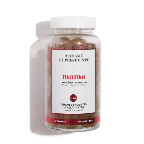 Madame La Présidente Mama Gummies Femmes Enceintes - 60 gummies