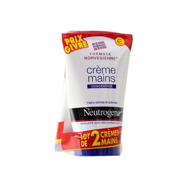 Neutrogena Crème Mains Hydratante Concentrée - Lot de 2 x 50 ml