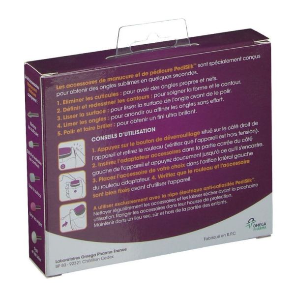 Pedisilk Accessoires - 5 accessoires