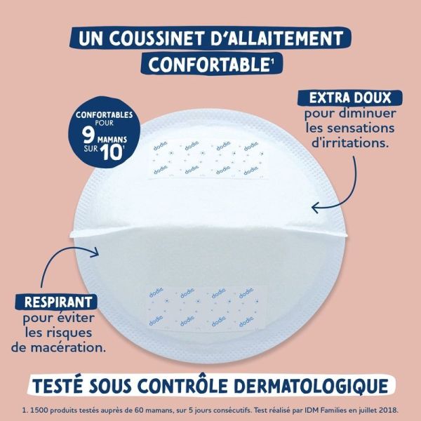 Coussinets d'allaitement jour ultra-fins
