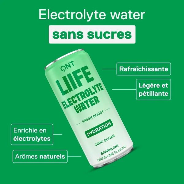 Liife Electrolyte water - Citron & Citron vert - 330 ml