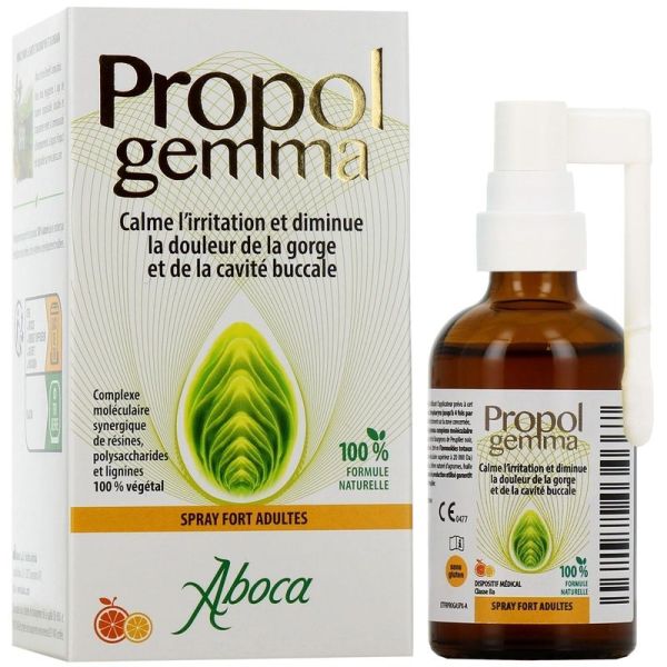 Propol gemma Spray fort adultes mal de gorge - 30 ml