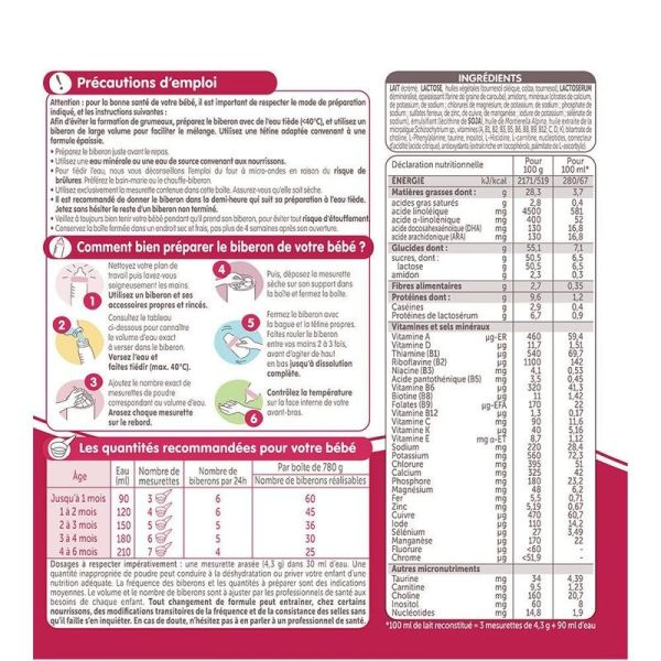 Expert Lait AR Mix 1 - 780g