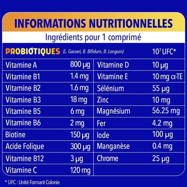 Vitamines pour le système immunitaire - 90 CRP
