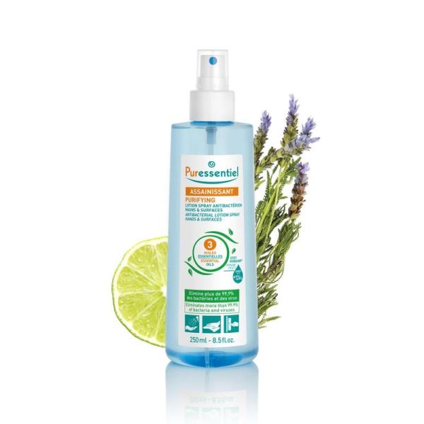 Assainissant Lotion Spray Antibactérien - 80 ml