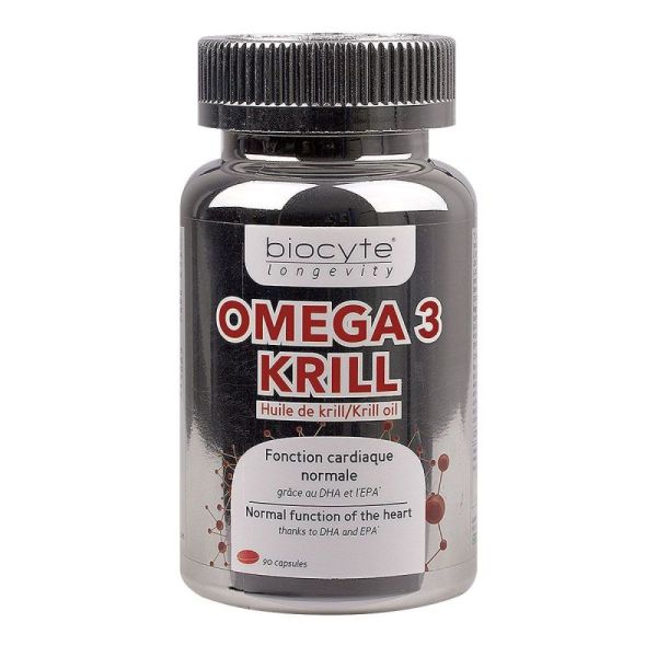 Biocyte Longevity Omega 3 Krill - 90 capsules