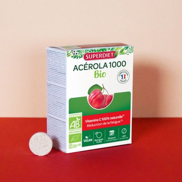 Acérola 1000 Bio - 24 comprimés