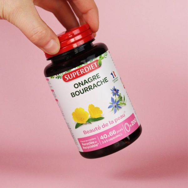 Onagre Bourrache - 200 capsules