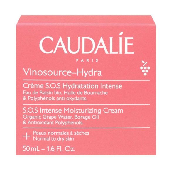 Caudalie Vinosource Crème SOS hydratation intense - 50ml