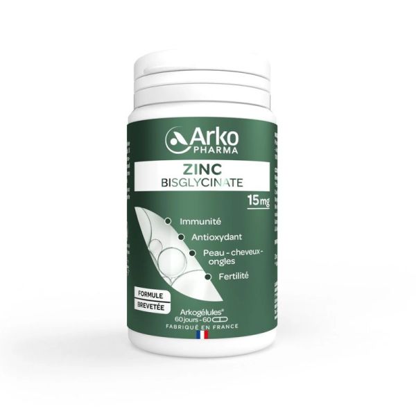 Arkogélules® Zinc Bisglycinate - 60 gélules