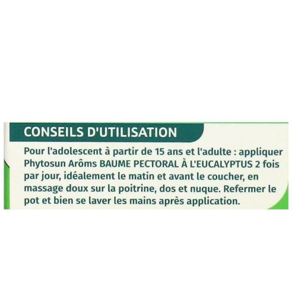 Respiration Baume pectoral à l’eucalyptus - 60 g