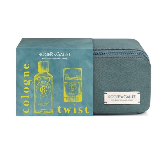 Coffret Noël 2025 Twist Eau de Cologne + Déodorant - Eau de Cologne 100 ml, Déodorant Stick 50 g