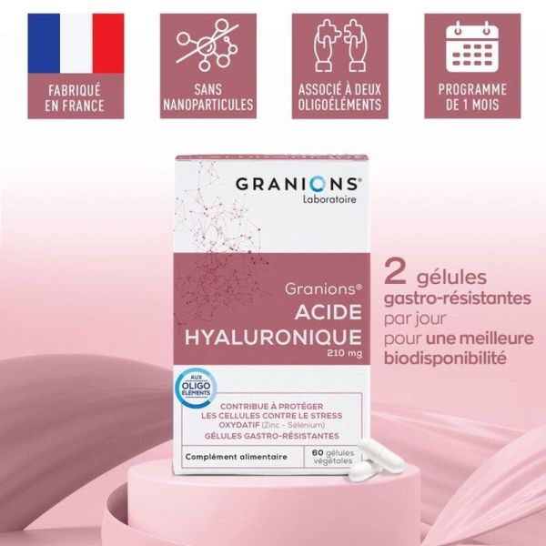Acide Hyaluronique 60 gélules