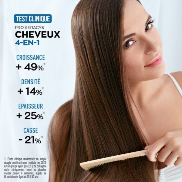 Pro Keracys Collagène cheveux 4-EN-1 Poudre - 200 ml
