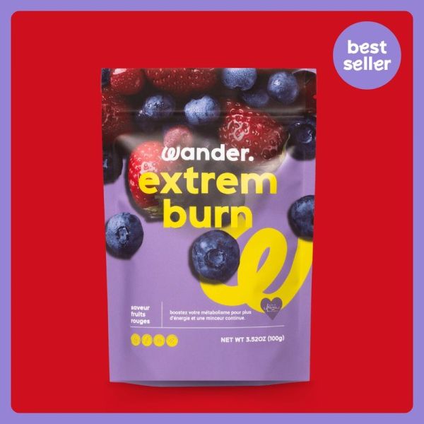 wander extrem burn - Fruits Rouges - 1 sachet