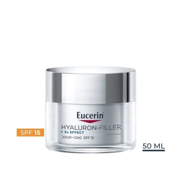 HYALURON-FILLER +3x EFFECT Soin de Jour Peau Sèche SPF 15 - 50 ml