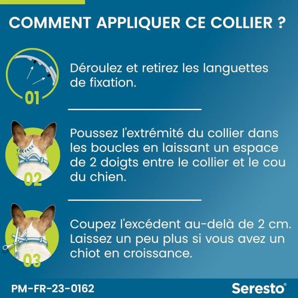 Seresto Chien – Collier Anti-Puces et Anti-Tiques pour Grands Chiens - 8 kg et Plus